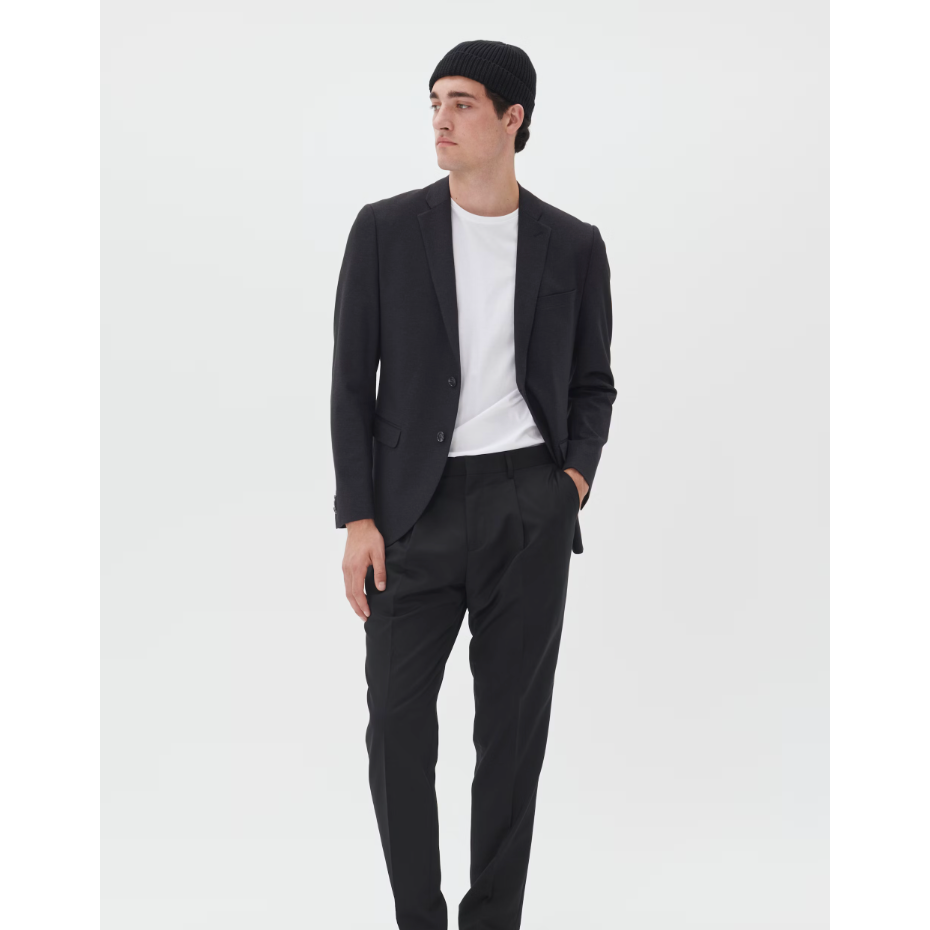 Matinique - MAgeorge Jersey Blazer in Black