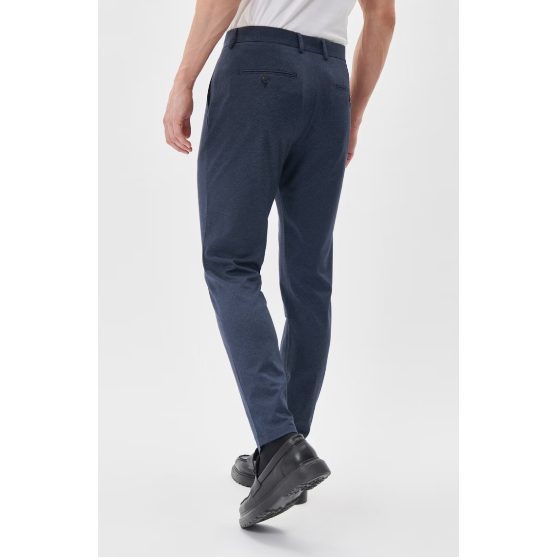 Matinique - MAliam Jersey Trousers in Dark Navy