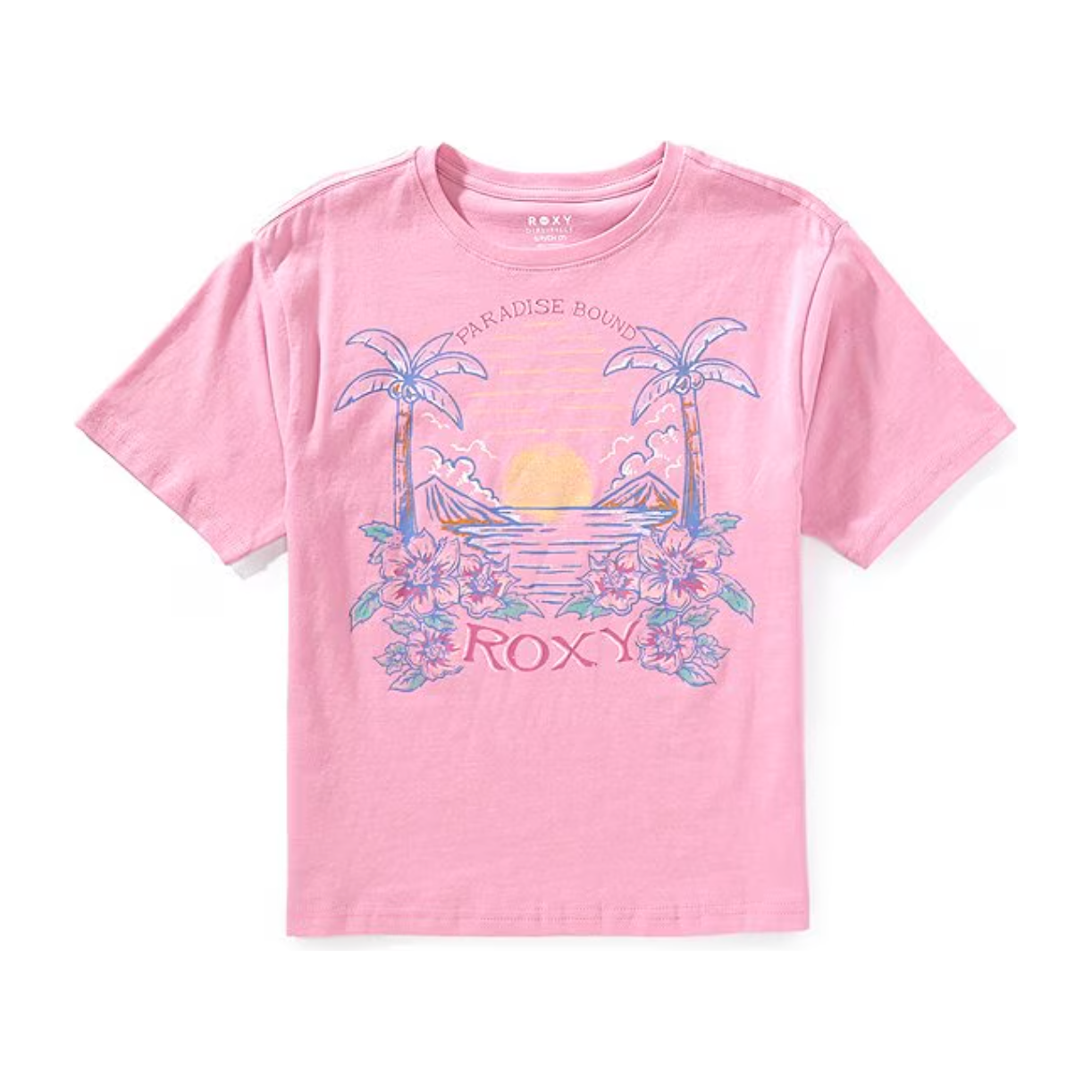 Roxy - Girls Paradise Oversized Tee in Lilac