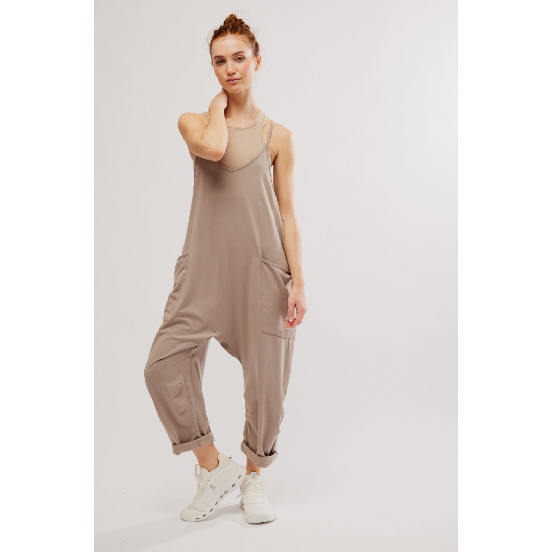 Free People - Hot Shot Onesie in Mocha Latte