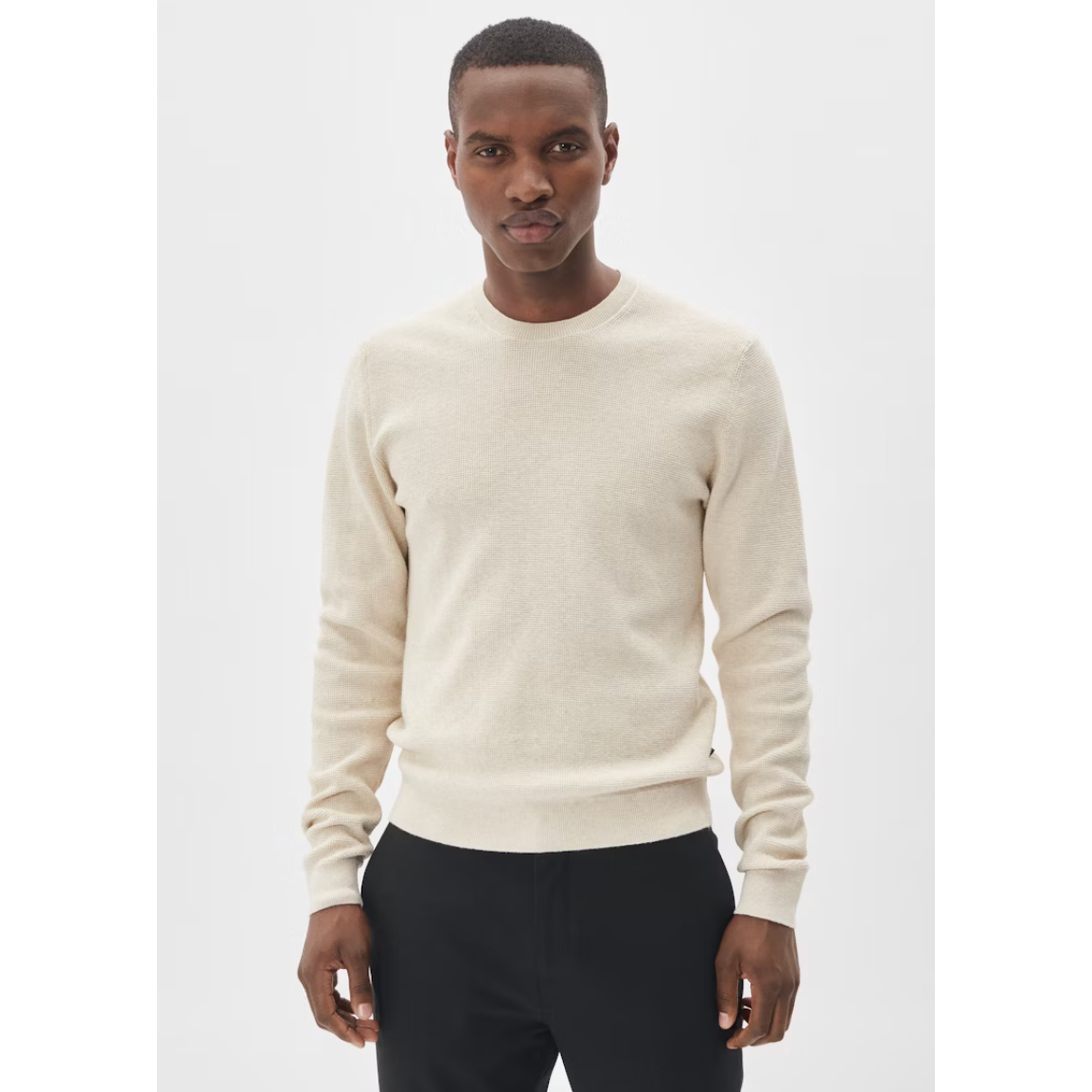 Matinique - Malagoon Sweater in Oyster Grey Melange