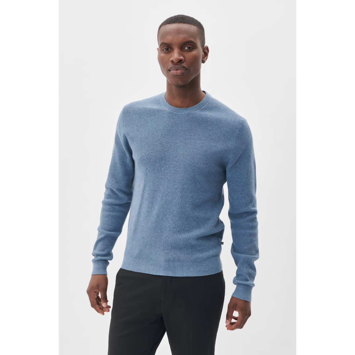 Matinique - Malagoon Sweater in Captains Blue Melange