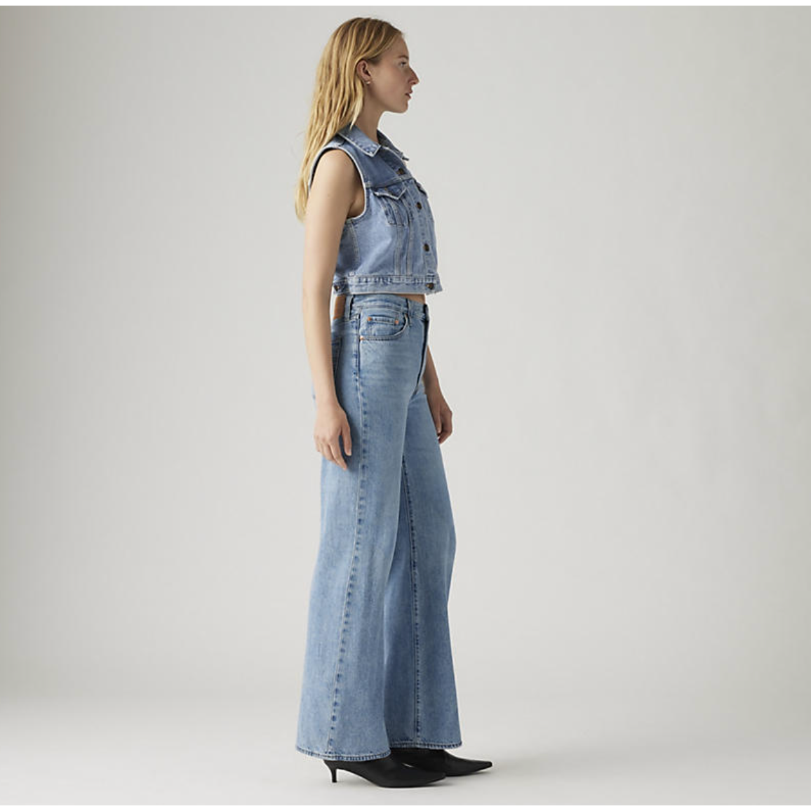 Levi - Ribcage Wide Leg in Far & WIde