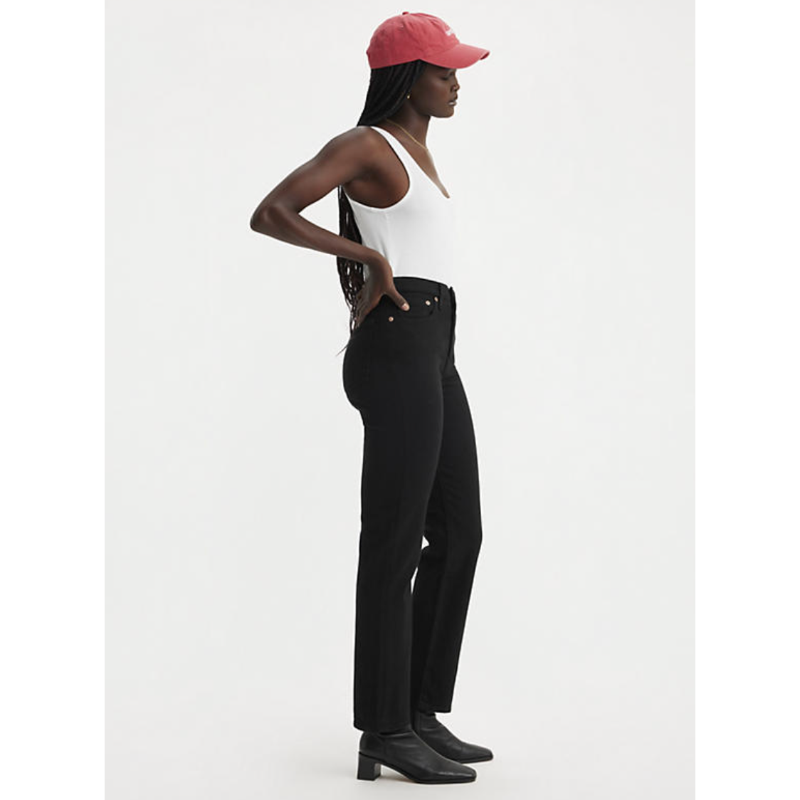 Levi - Wedgie Straight in Flash Black
