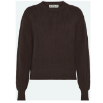 Minimum - Mikala Sweater in Seal Brown