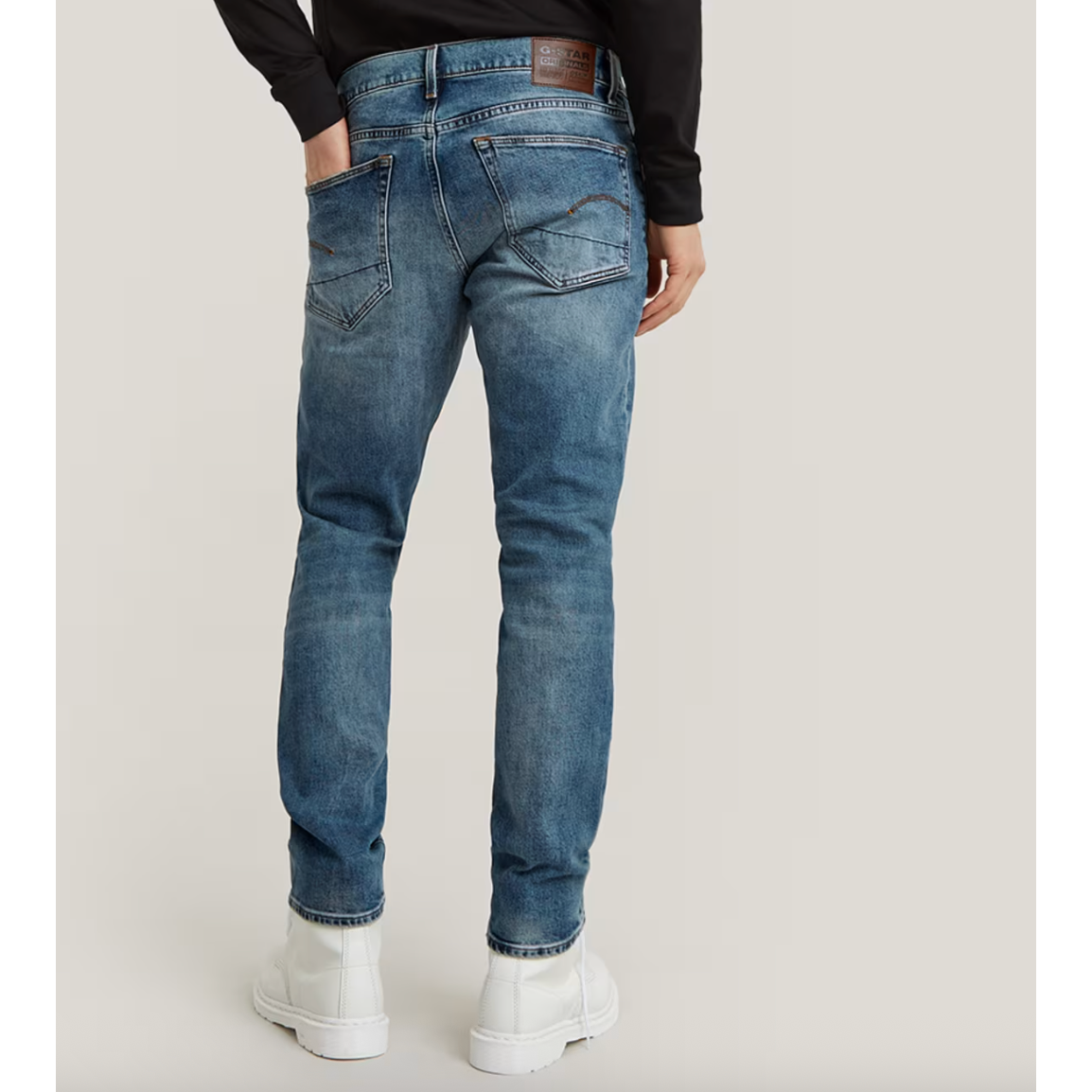G Star - 3301 Regular Tapered Jeans in Vintage Azure