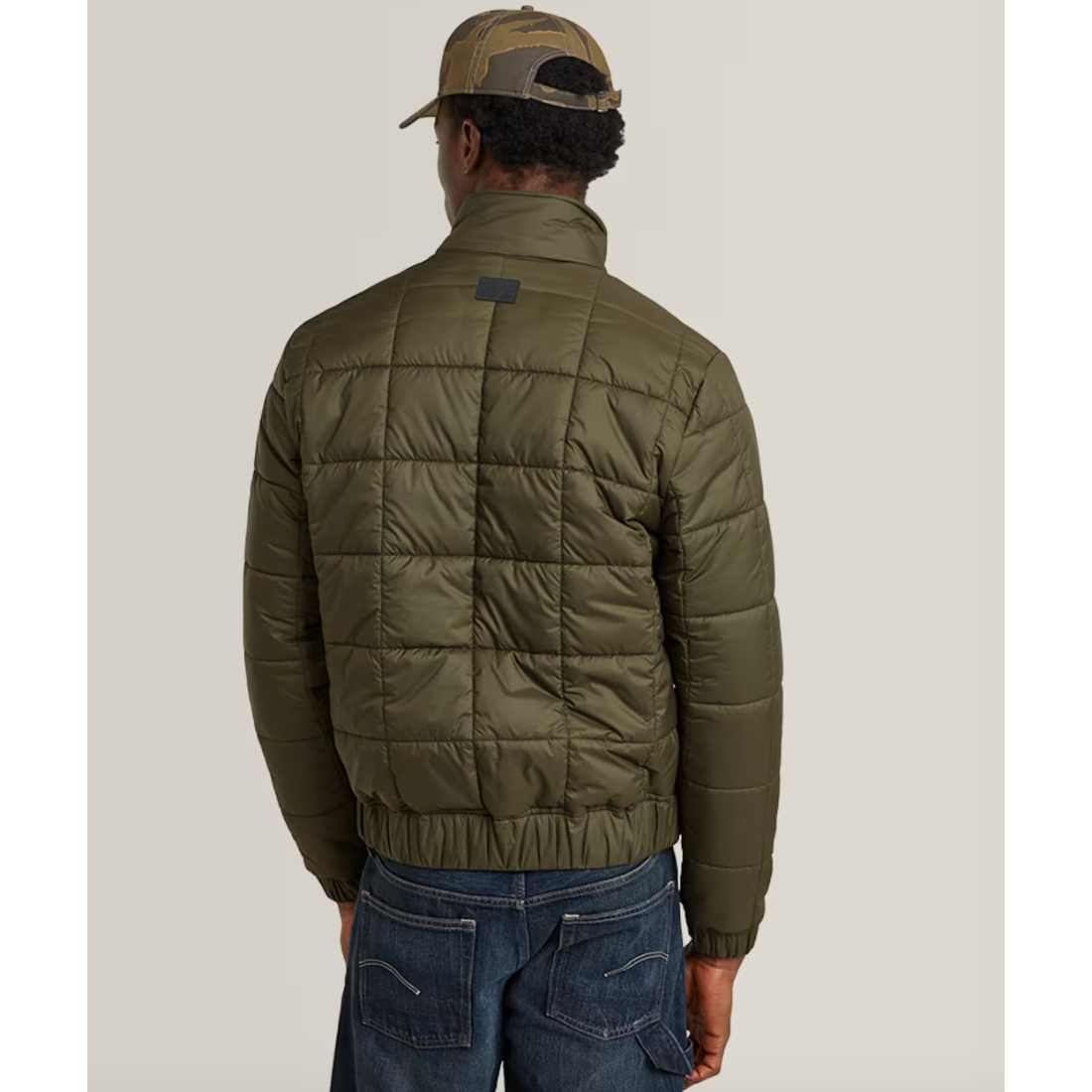 G Star - Meefic Quilted Jacket in Olive