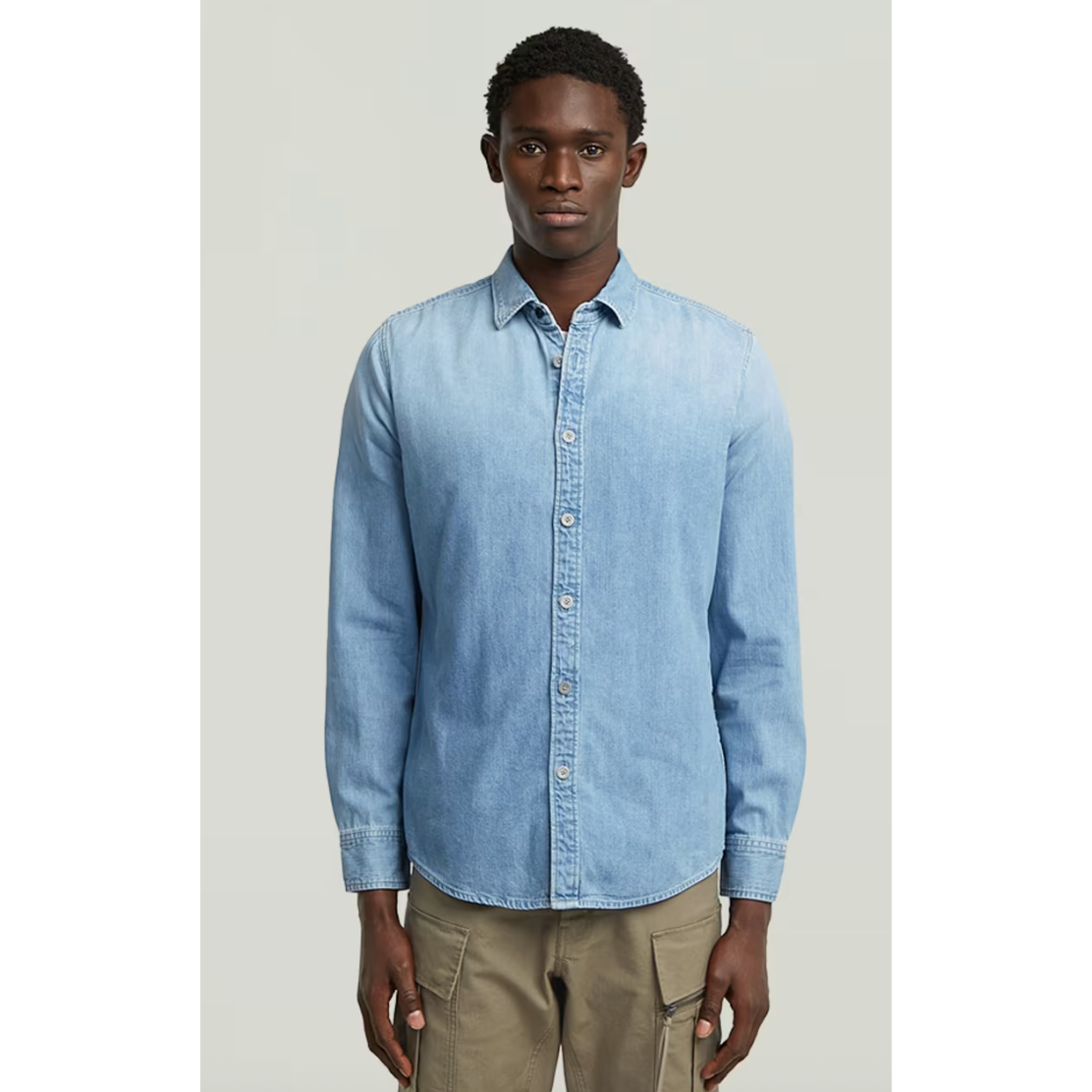 G Star - Clean Slim Shirt in Faded Themes