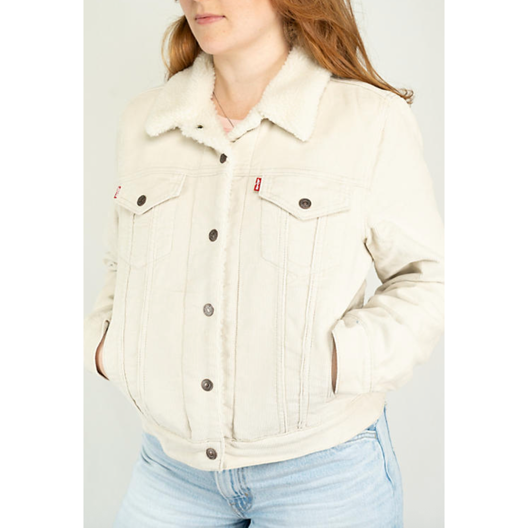 Levi's - Original Sherpa Trucker Jacket in Egret