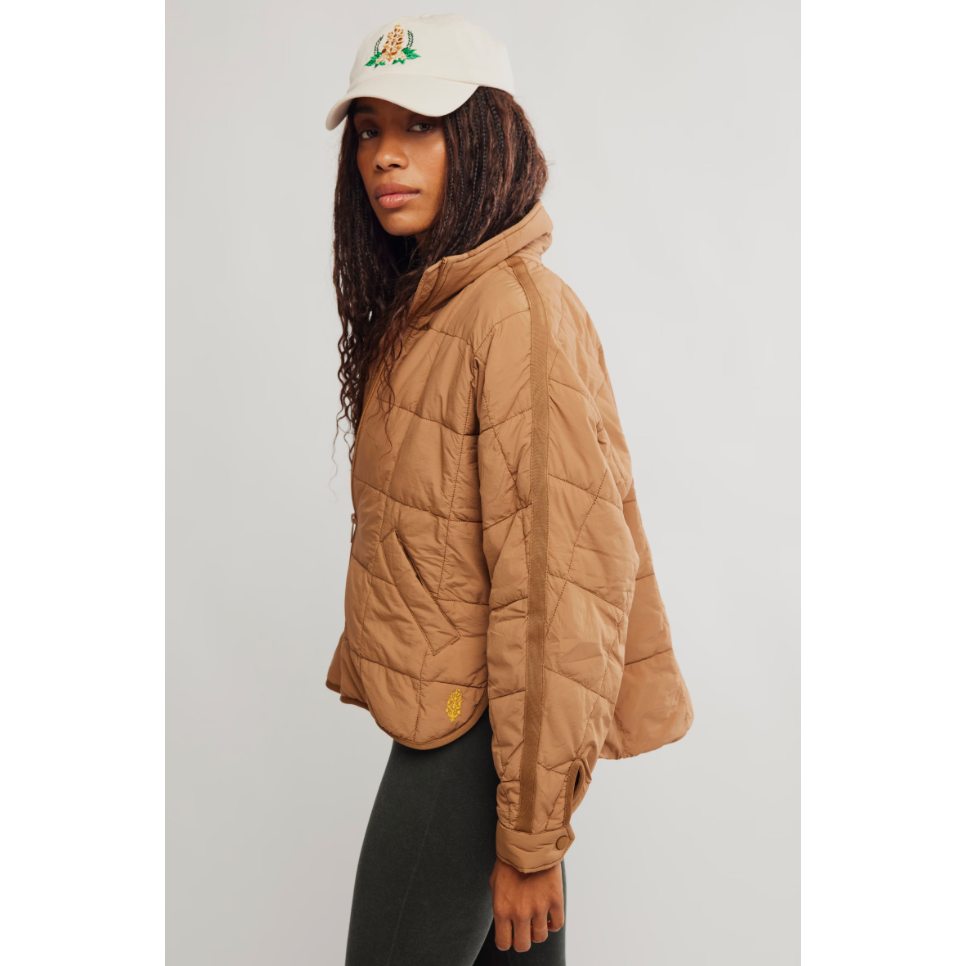 Free People - Pippa Packable Puffer Jacket in Twig