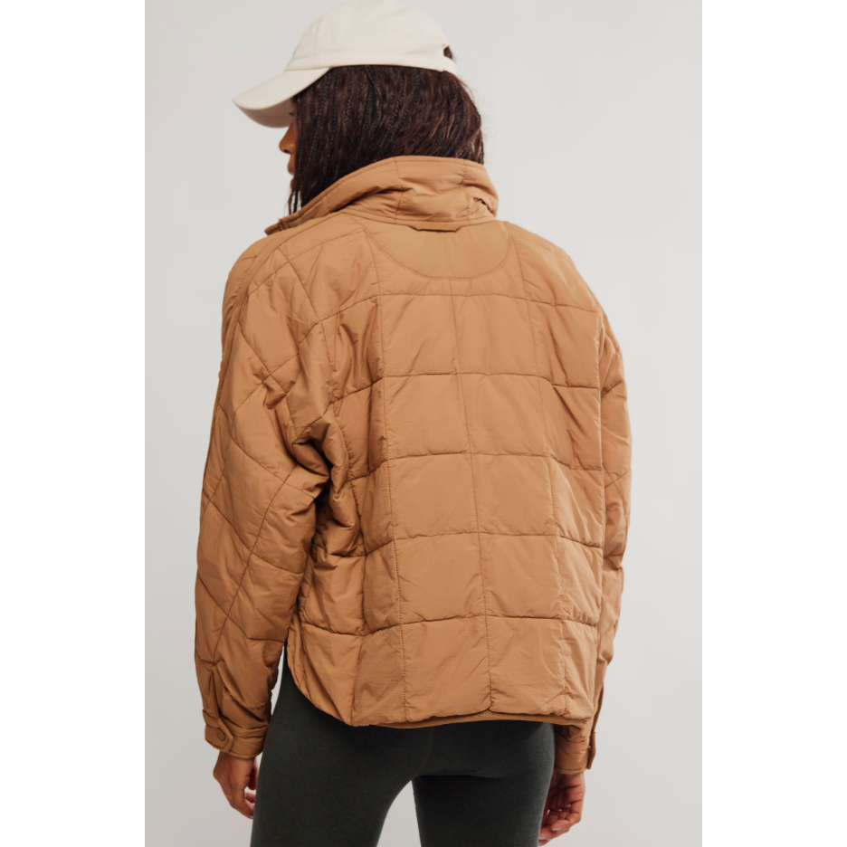 Free People - Pippa Packable Puffer Jacket in Twig