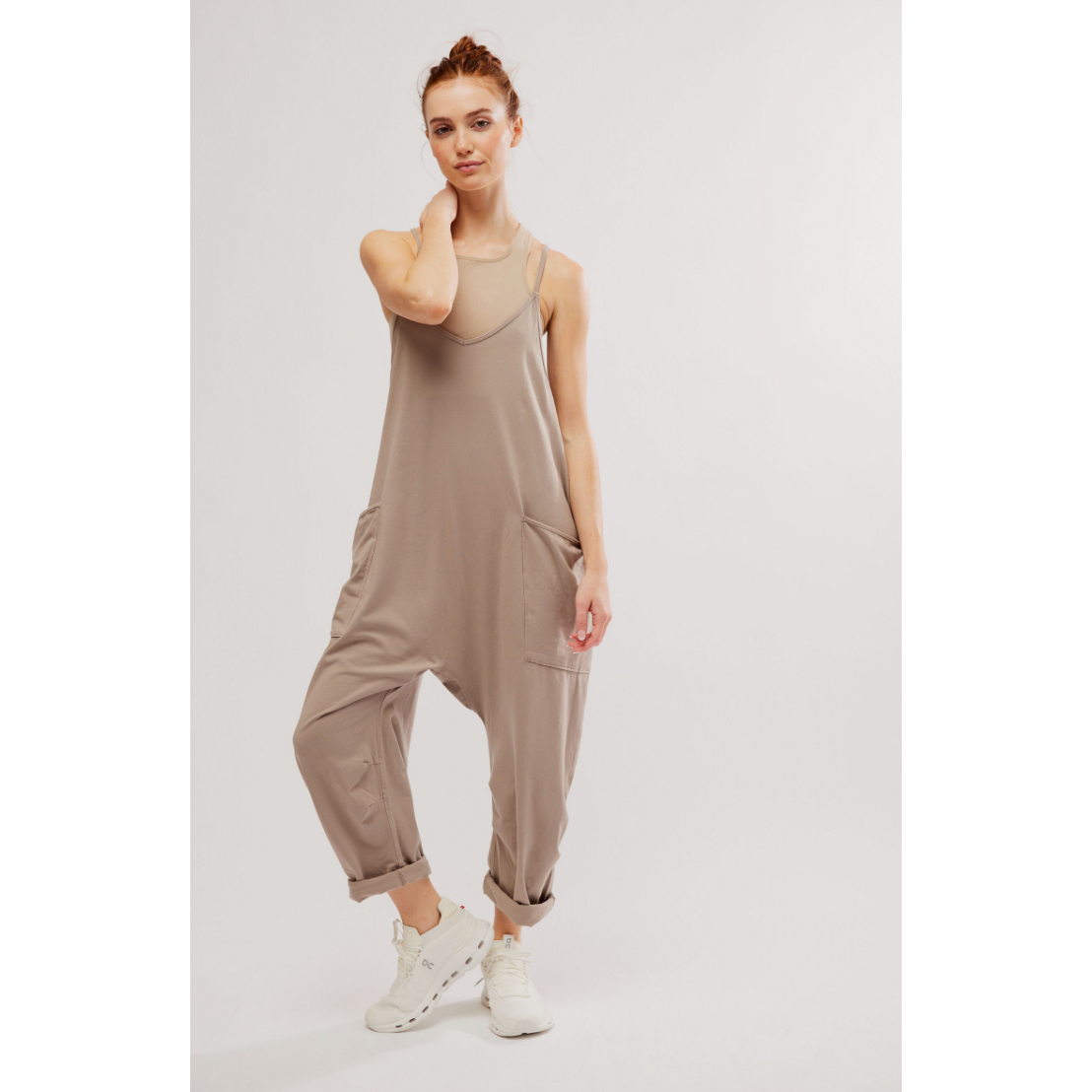 Free People - Hot Shot Onesie in Mocha Latte