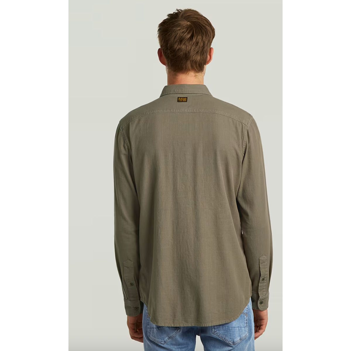 G Star - Marine Slim Shirt in Turf Gold