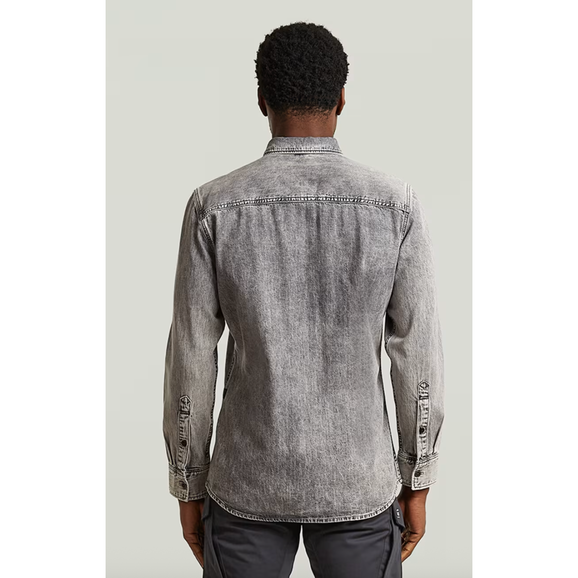 G Star - Clean Slim Shirt in Graphite Grey