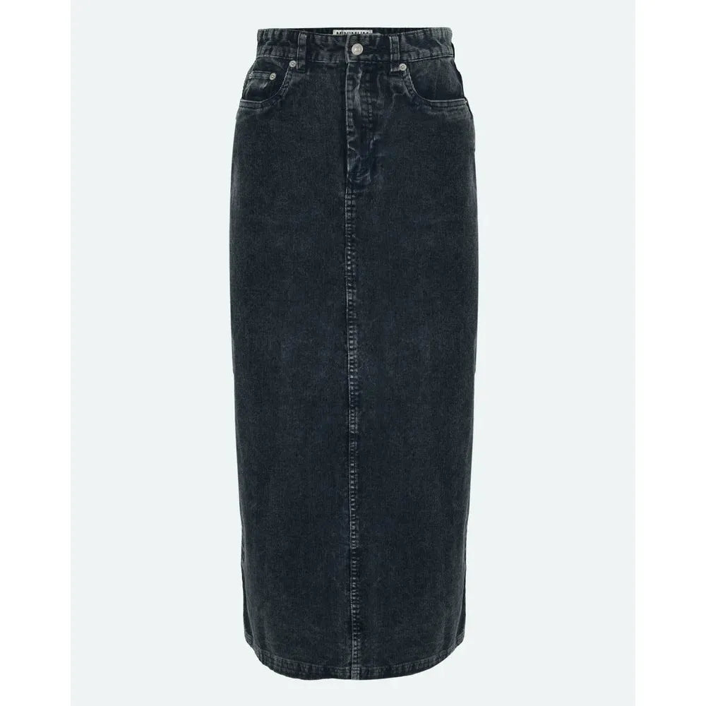 Minimum - Siara Midi Skirt in Legion Blue