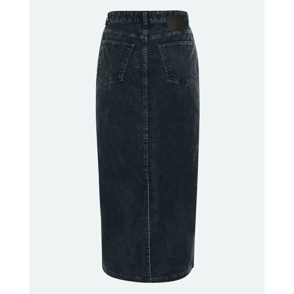 Minimum - Siara Midi Skirt in Legion Blue
