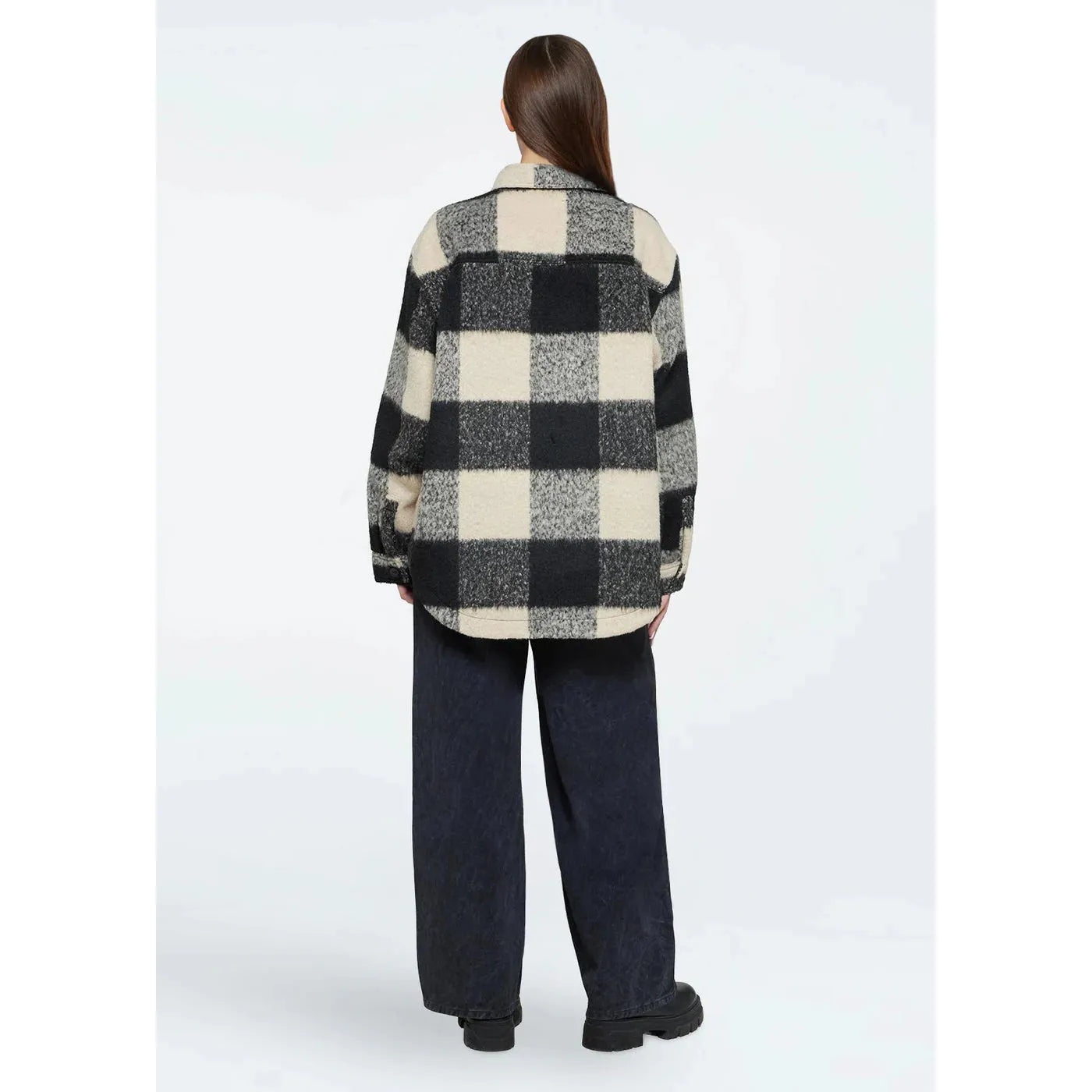 Minimum - Siggas Shirt Jacket in Black Check