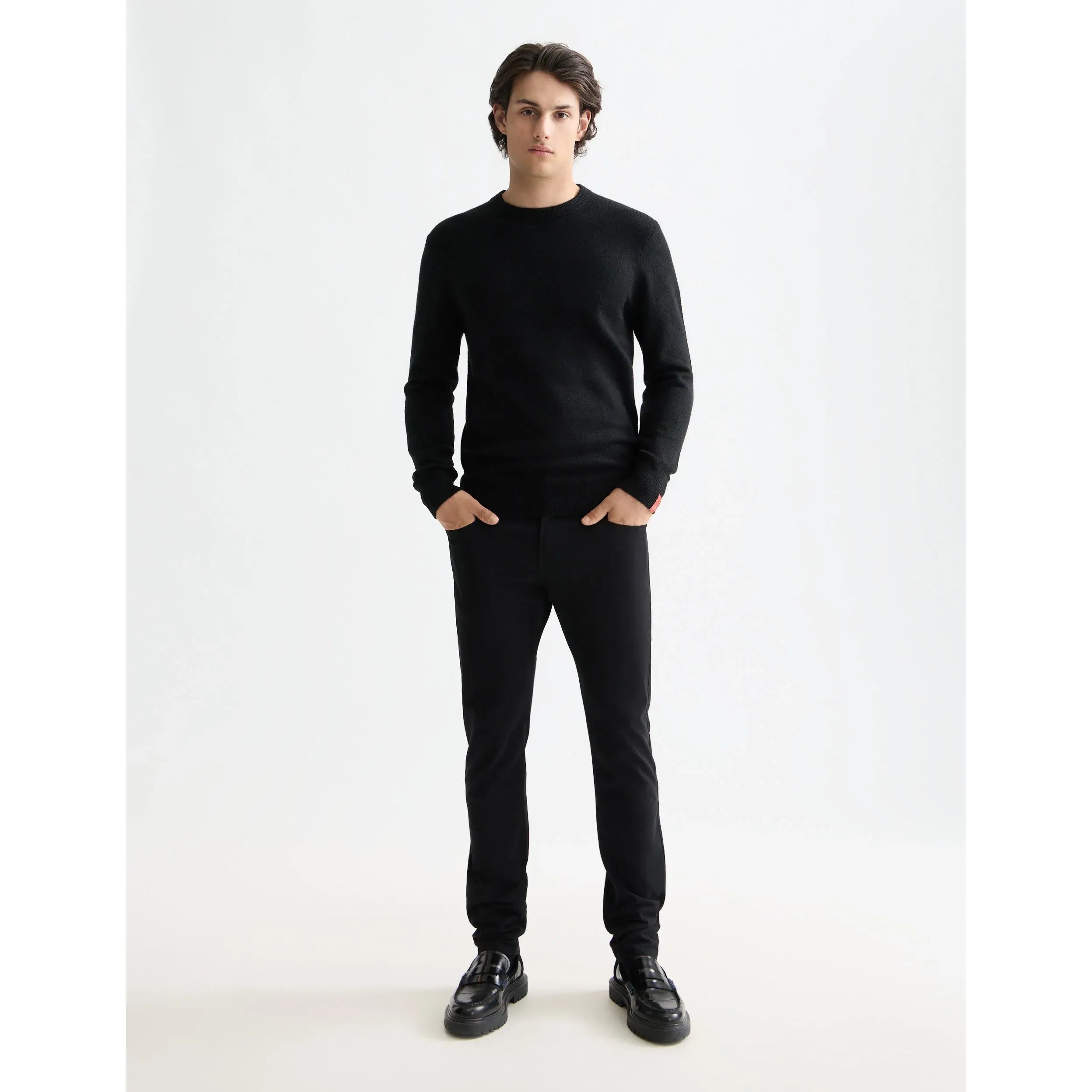 Scotch & Soda - Ralston Regular Slim Fit Cotton Blend Pant in Anthracite