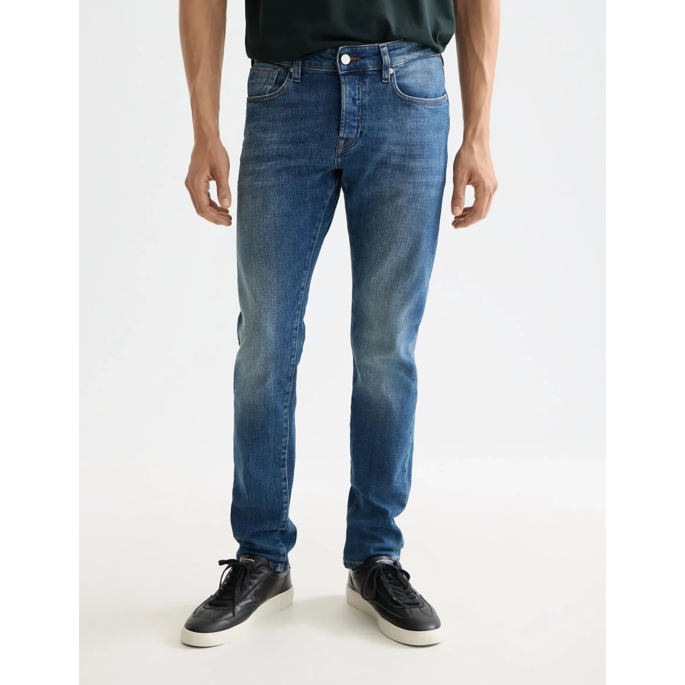 Scotch & Soda - Ralston Regular Slim Fit Jean in Classic Blue