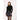 Korner - Ribbed Mockneck Sweater in Black