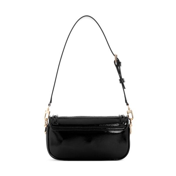 Guess - Dea Mini Fold-Over Shoulder Bag in Black
