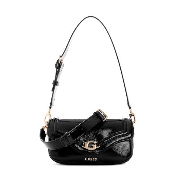 Guess - Dea Mini Fold-Over Shoulder Bag in Black