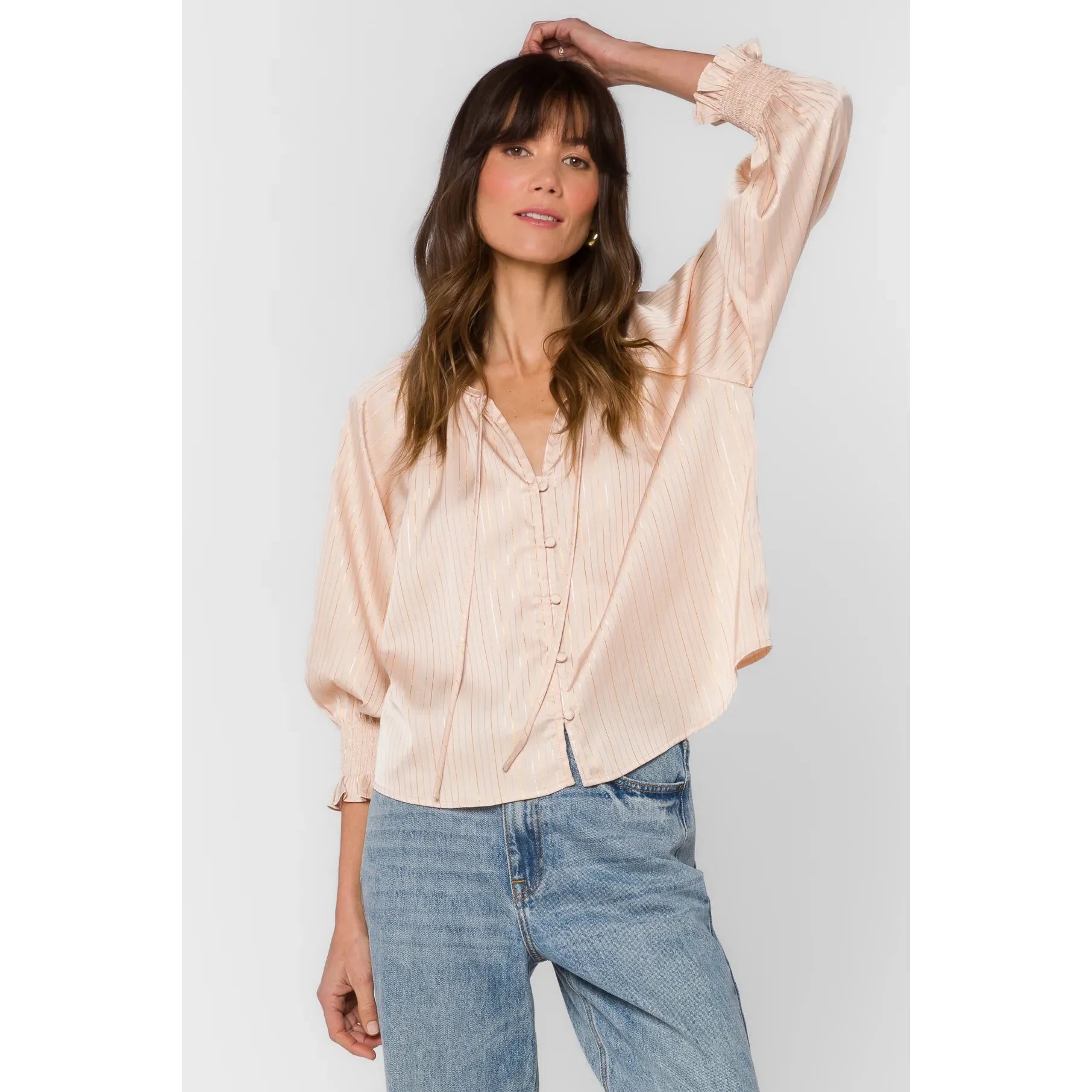 Velvet Heart - Tina Blouse in Natural