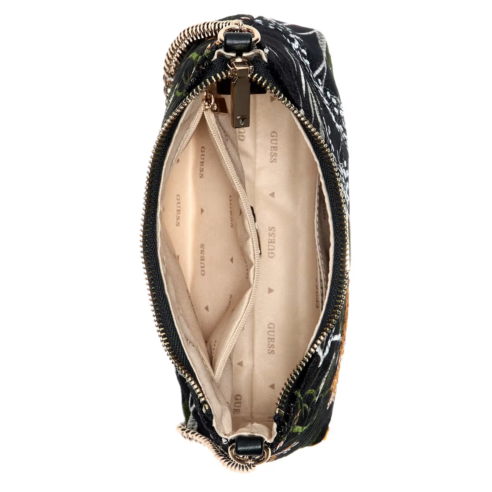 Guess - Zalina Velvet Sequin Floral Shoulder Bag