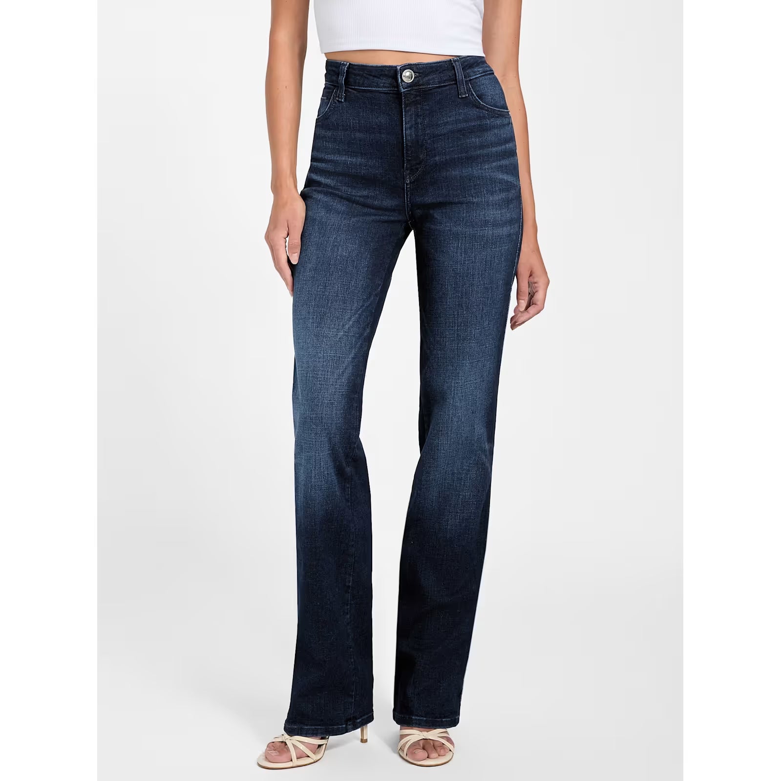 Guess -  Sexy Straight Jeans in Snowfall