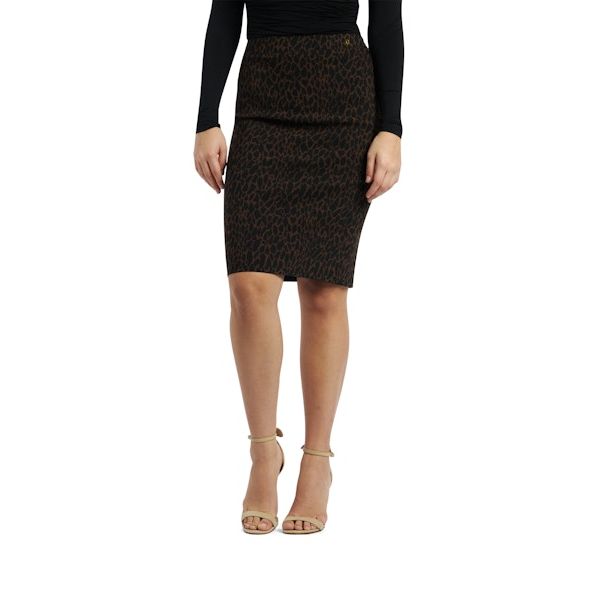 Guess - Creta Midi Skirt in Leopard