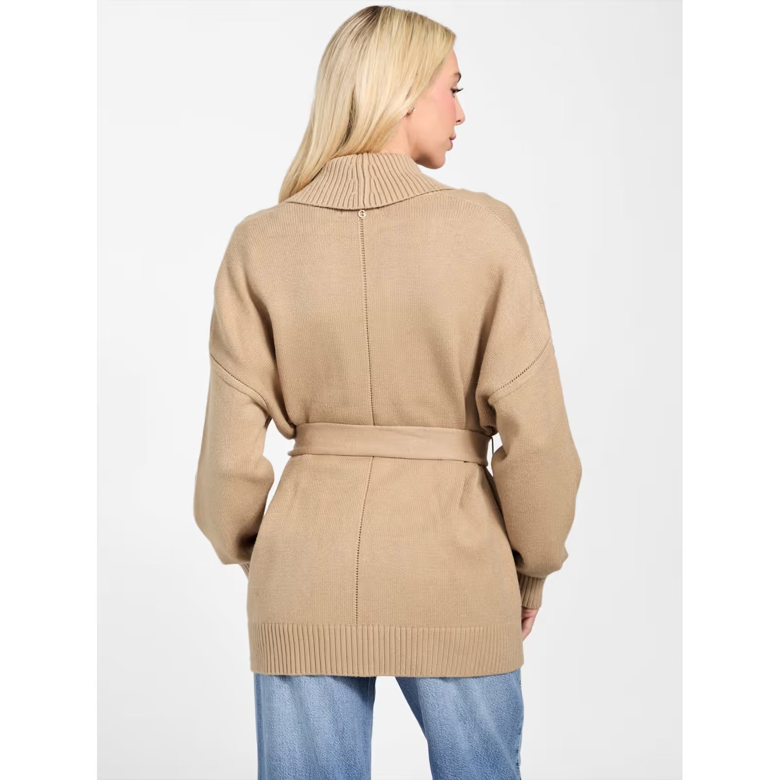 Guess - Belted Cardigan in Beige