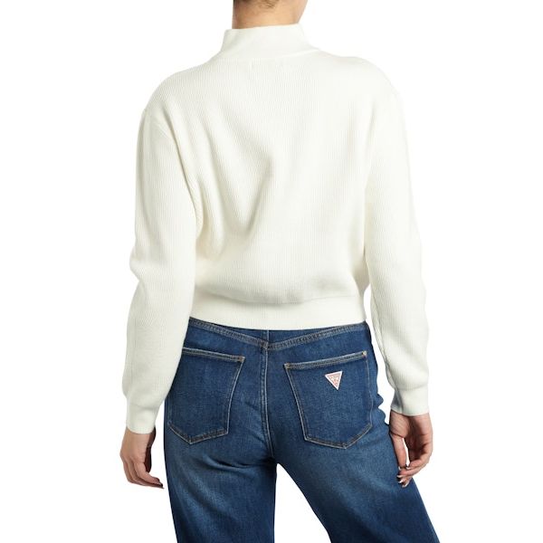 Guess - Harley 1/2 Zip Sweater in Cream