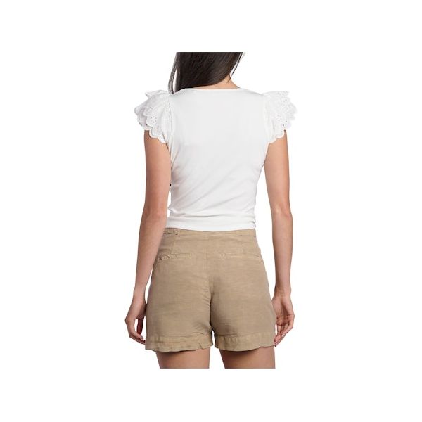Guess - Dahlia Sangallo Top in Pure White