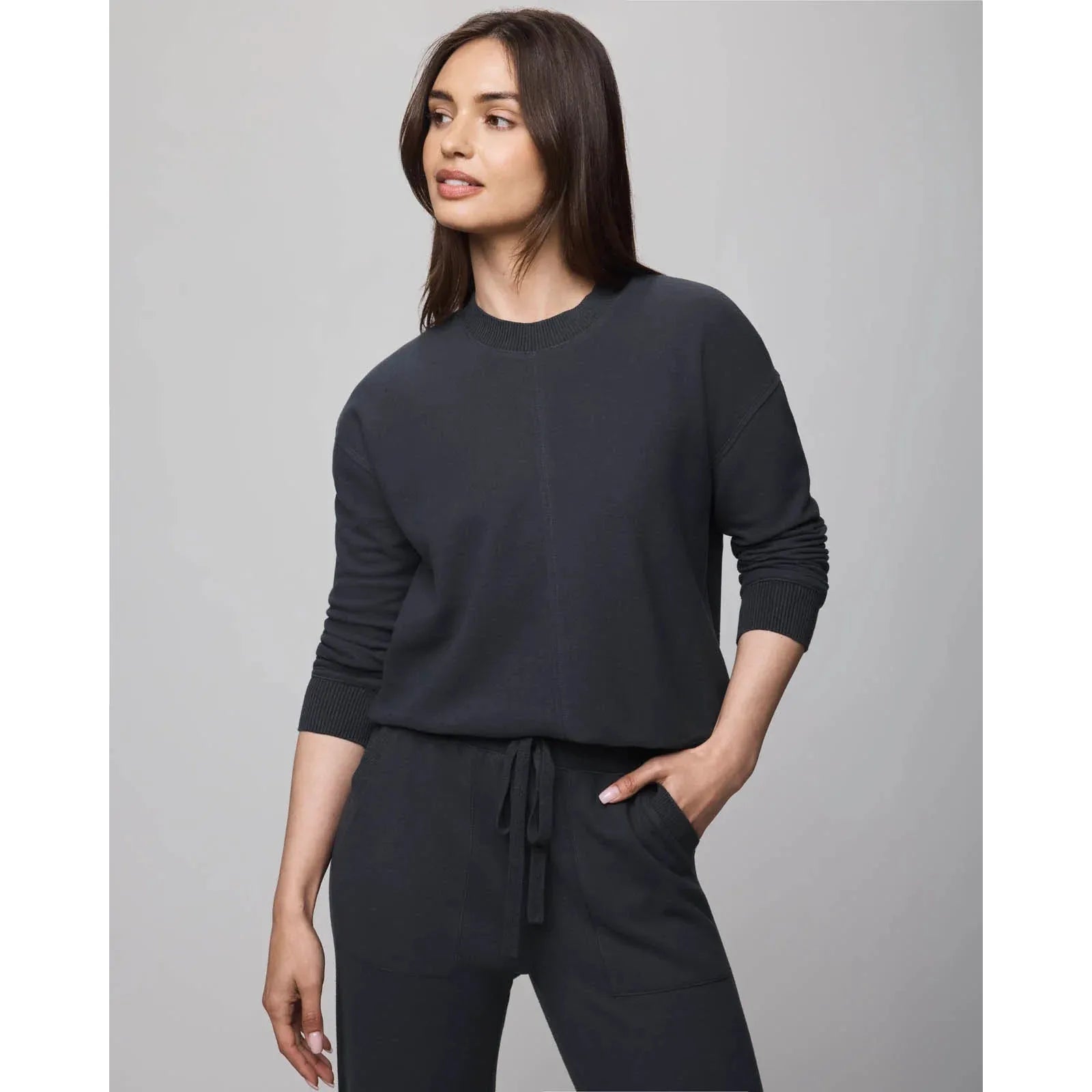 Splendid - Winslow Crewneck in Lead