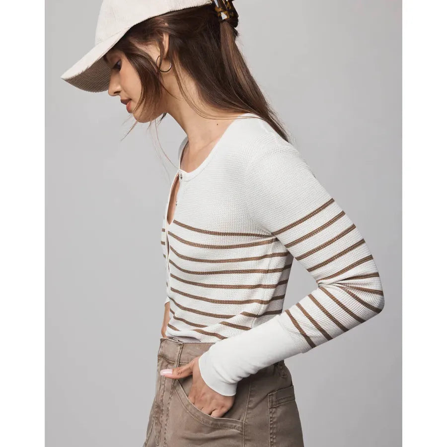 Splendid - Thermal Forever Stripe Henley