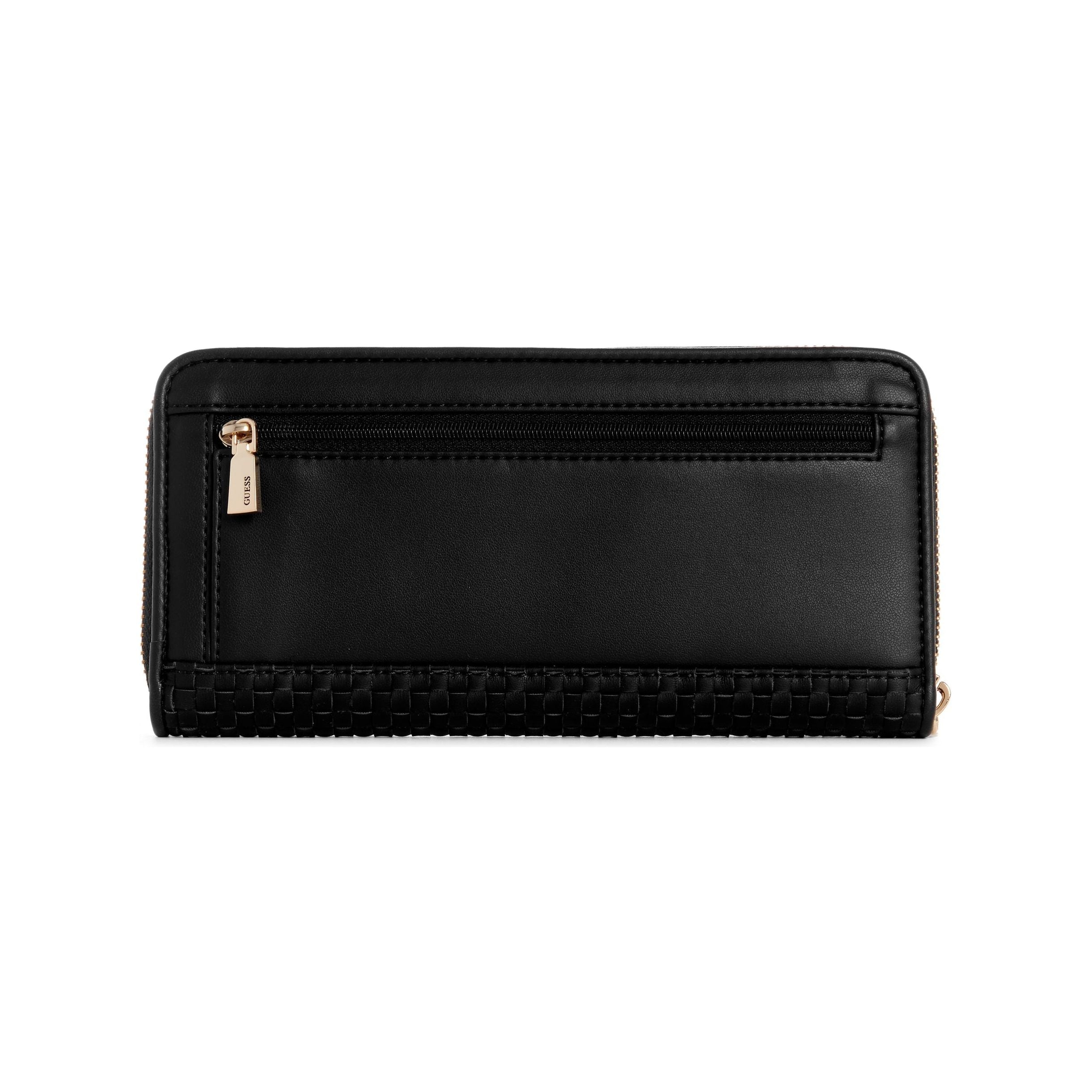 Guess - Etel Large Zip Around Wallet in Black
