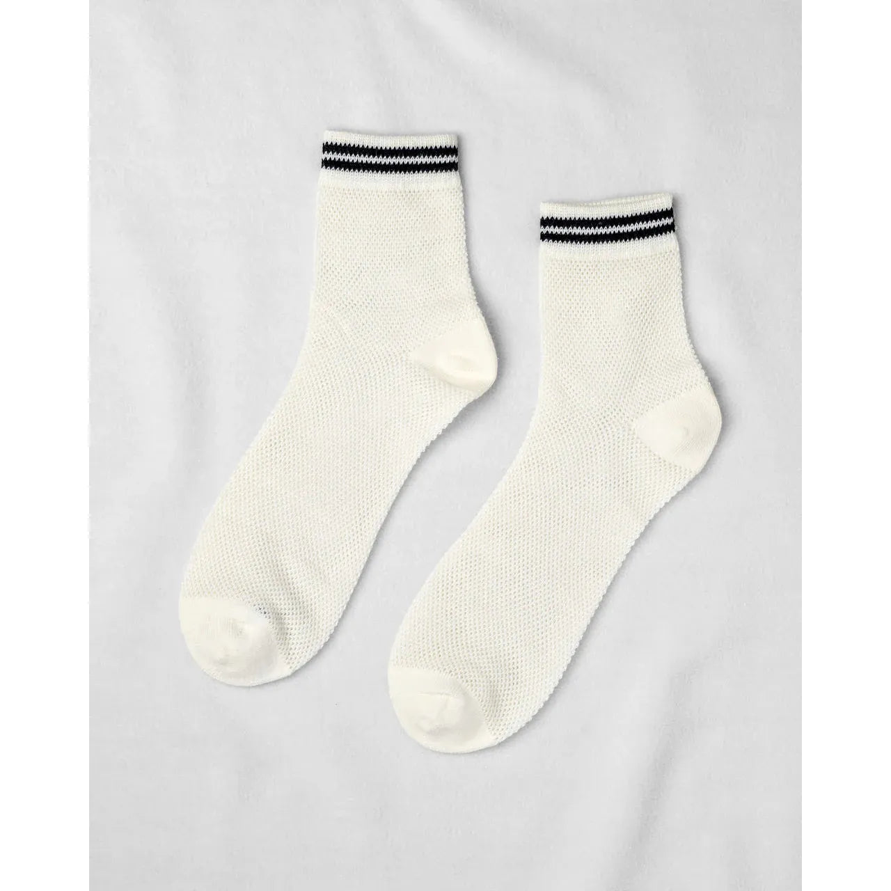 Unified - Mesh Sneaker Sock in White