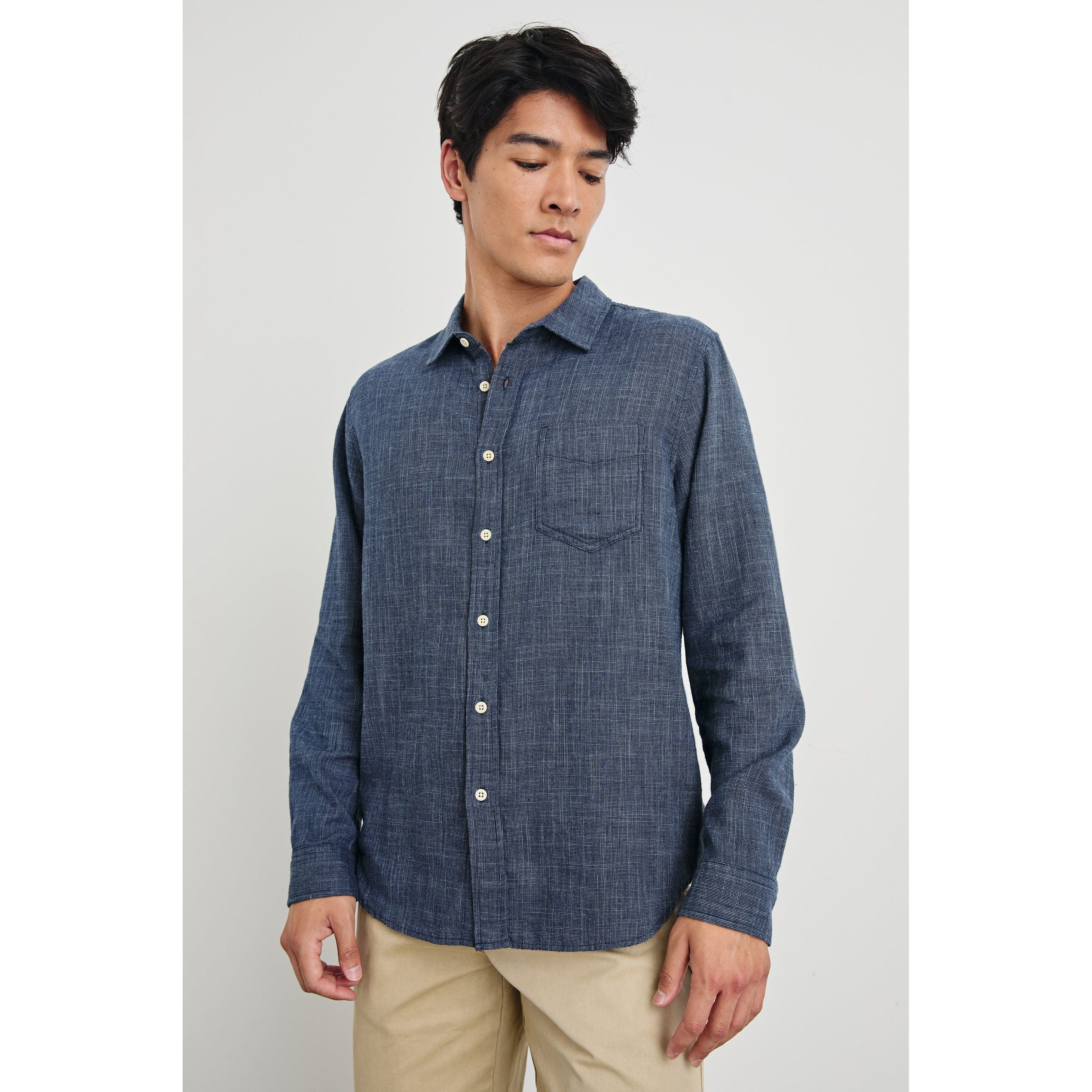 Rails - Wyatt Shirt in Navy Etch