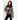 RD Style - Joline Sherpa Zip Front Jacket in Animal Black
