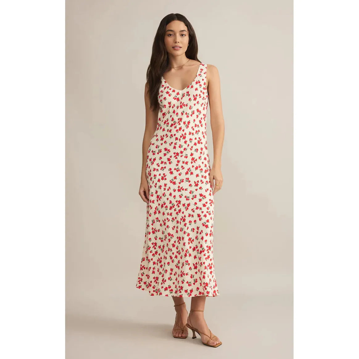 Z Supply - Hana La Rosa Ditsy Maxi Dress in Sea Salt