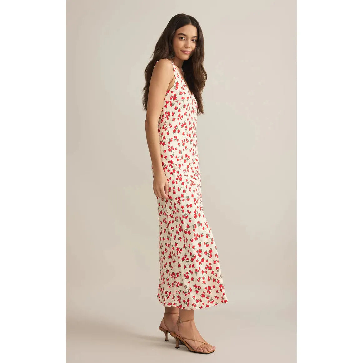 Z Supply - Hana La Rosa Ditsy Maxi Dress in Sea Salt