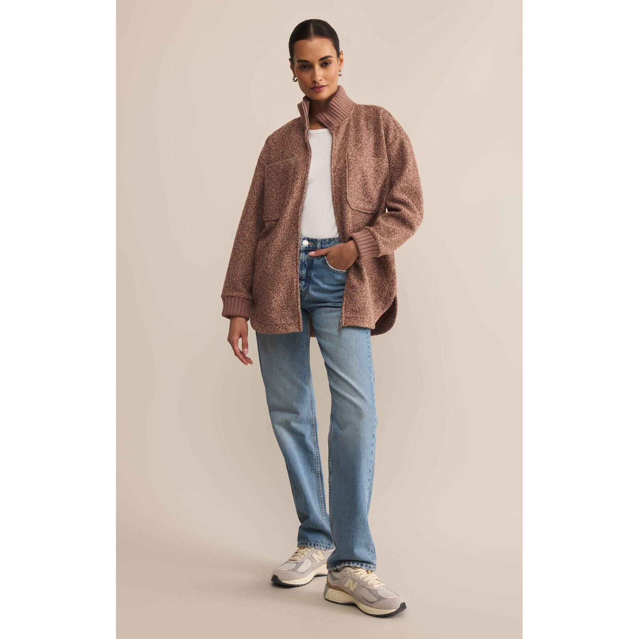 Z Supply - Downhill Jacket in Coconut