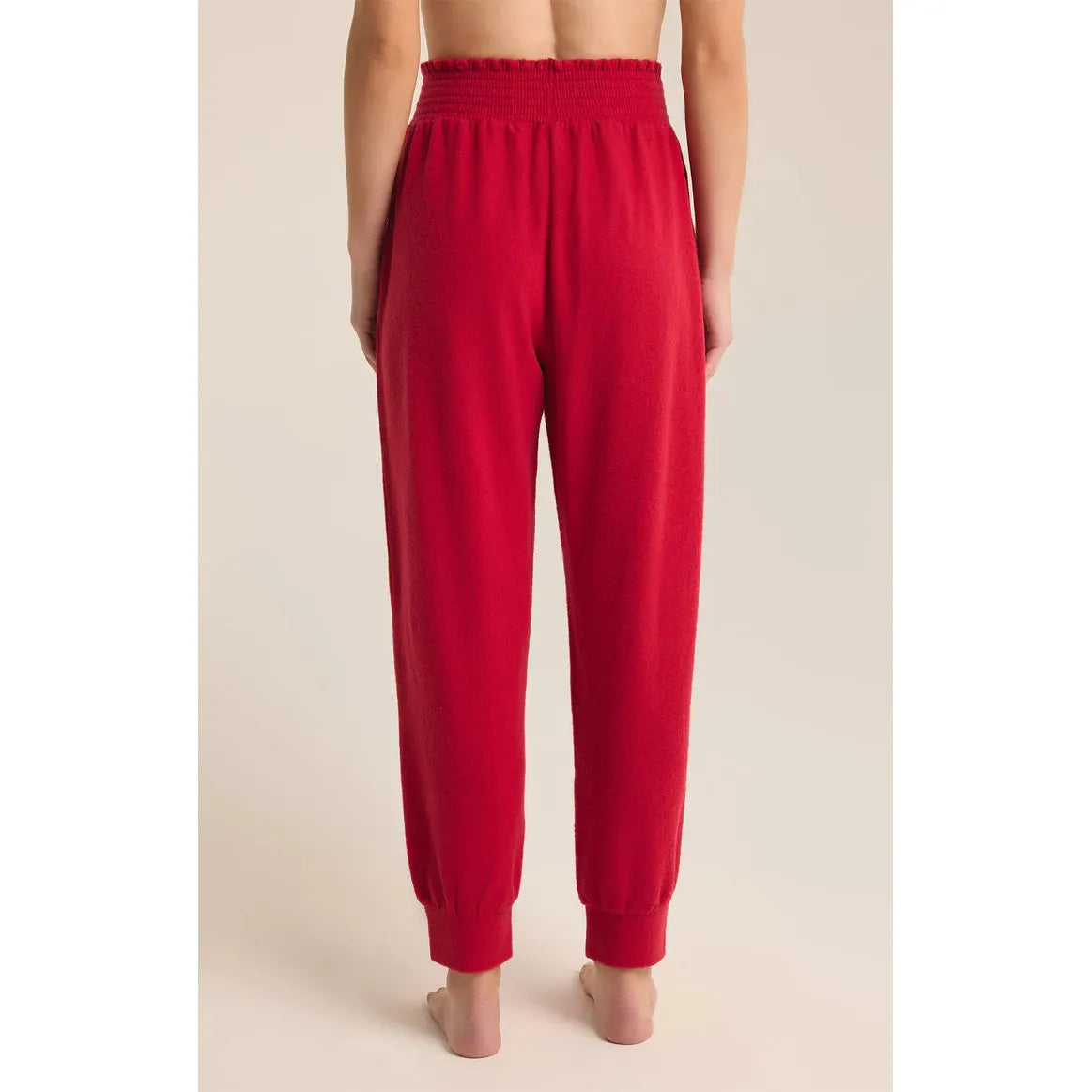 Z Supply - Holly Dreamy Cozy Jogger in Red Haute