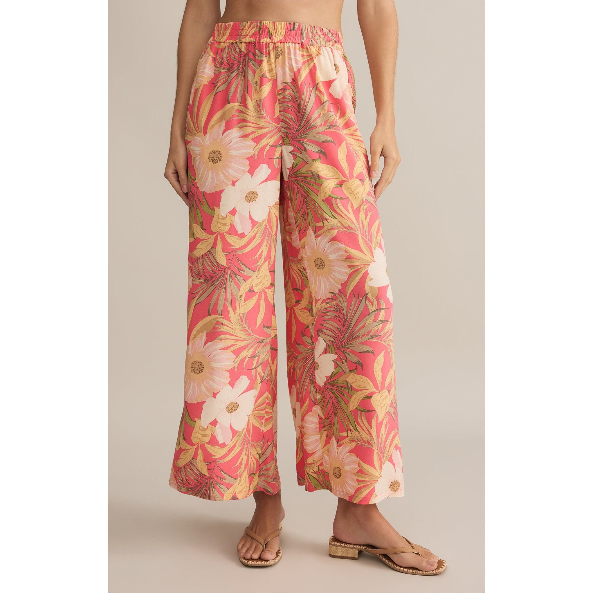 Z Supply - Dante Barra Tropic Pant in Sunset Pink