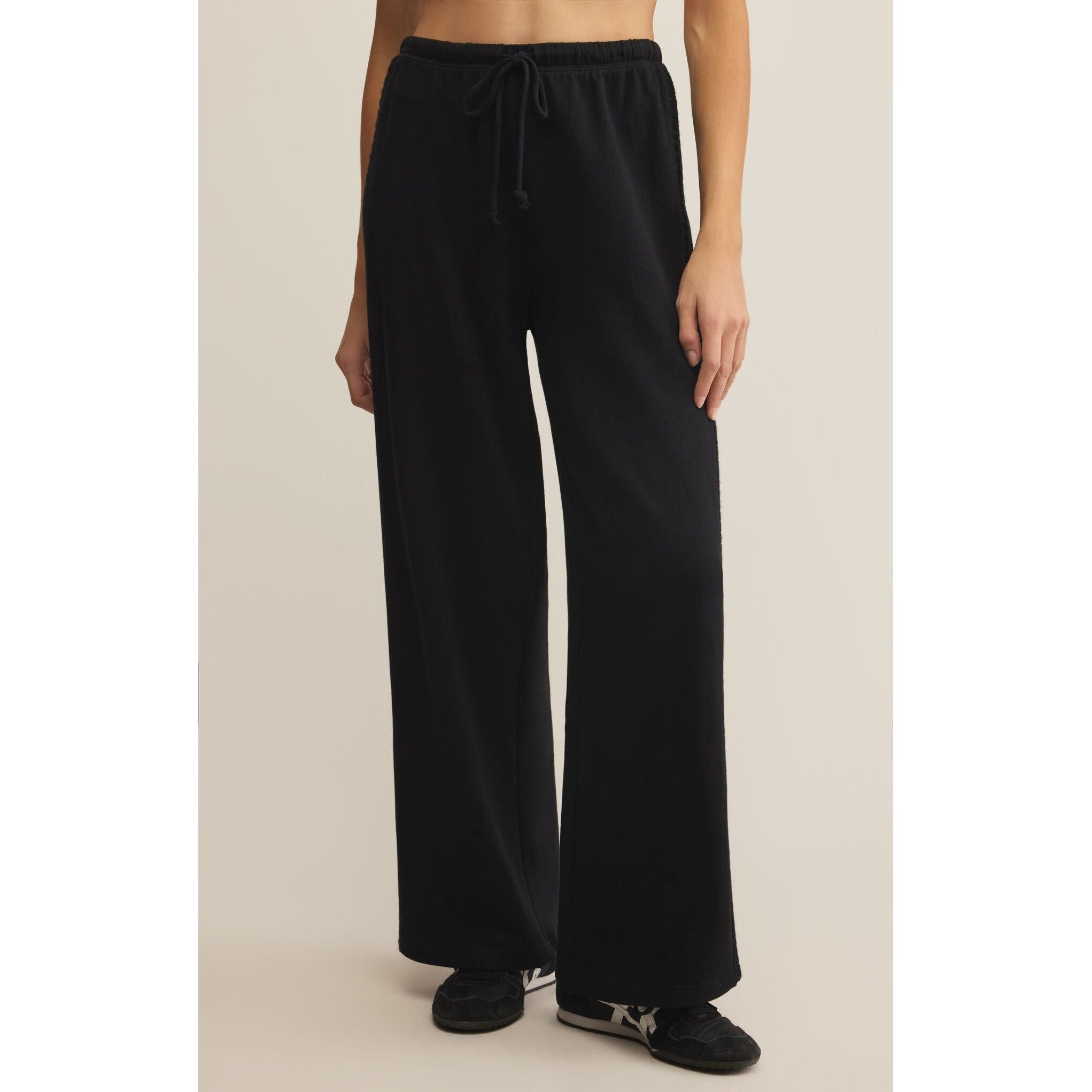 Z Supply - Take All French Terry Sweatpant in Black