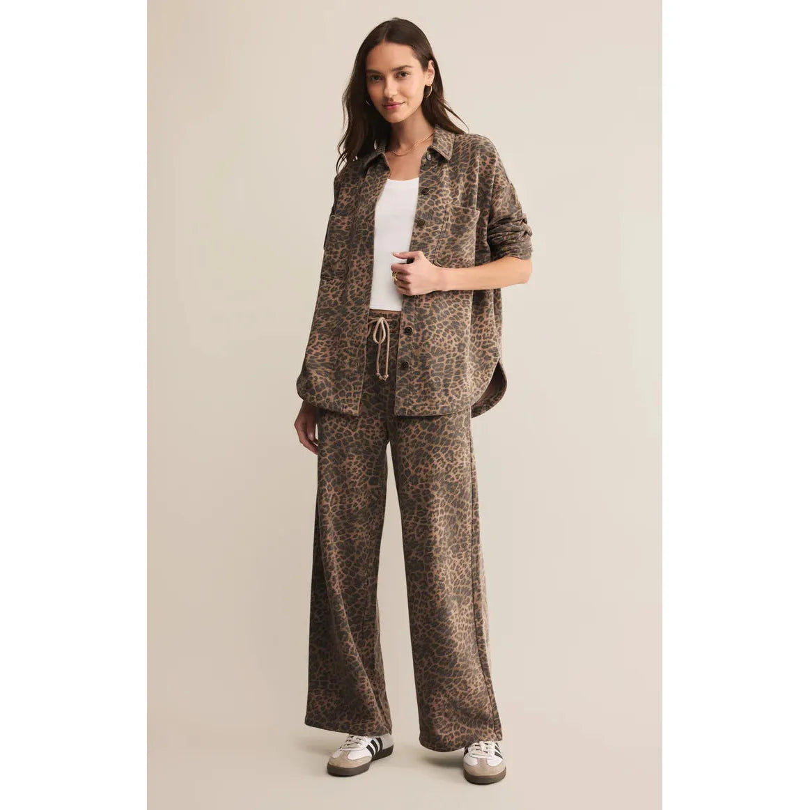 Z Supply - Hunter Leopard Knit Pant