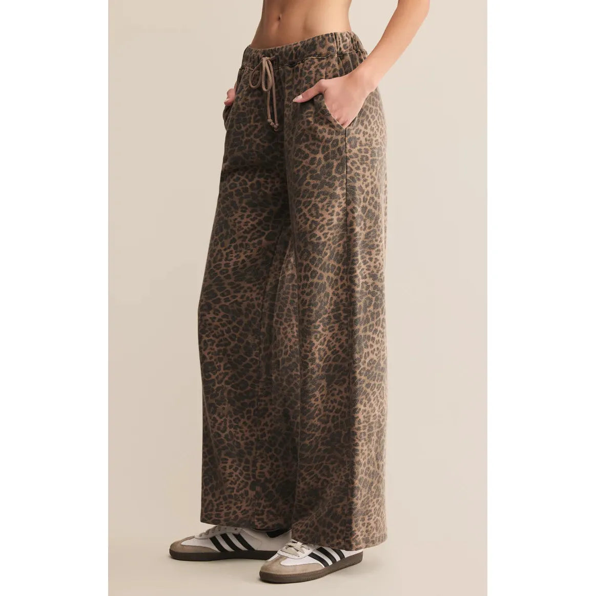 Z Supply - Hunter Leopard Knit Pant