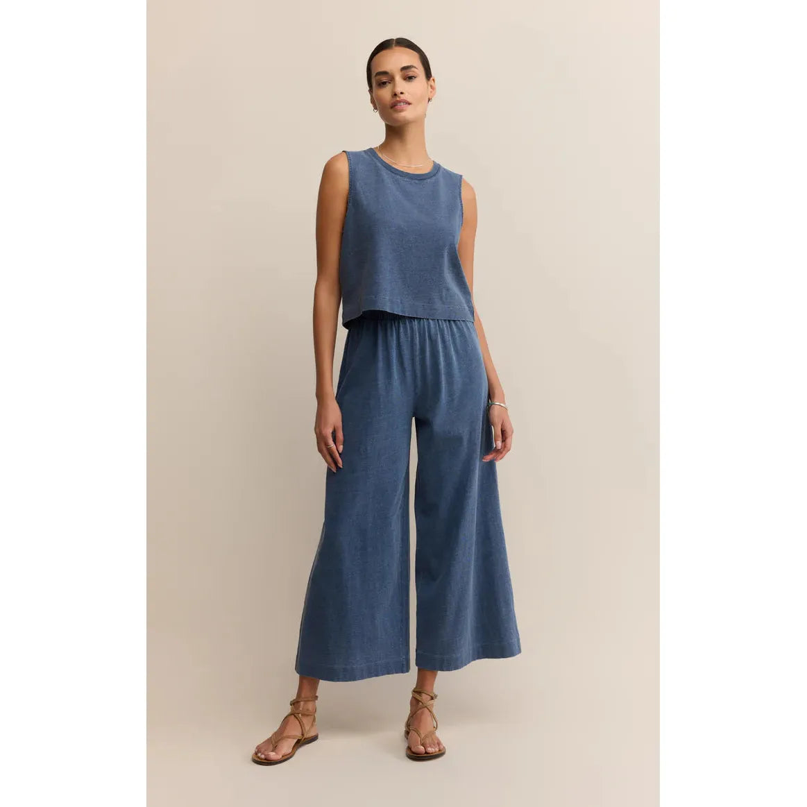 Z Supply - Scout Jersey Denim Pant in Vintage Indigo