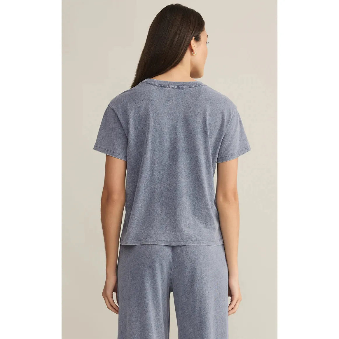 Z Supply - Go To Denim Tee in Medium Indigo