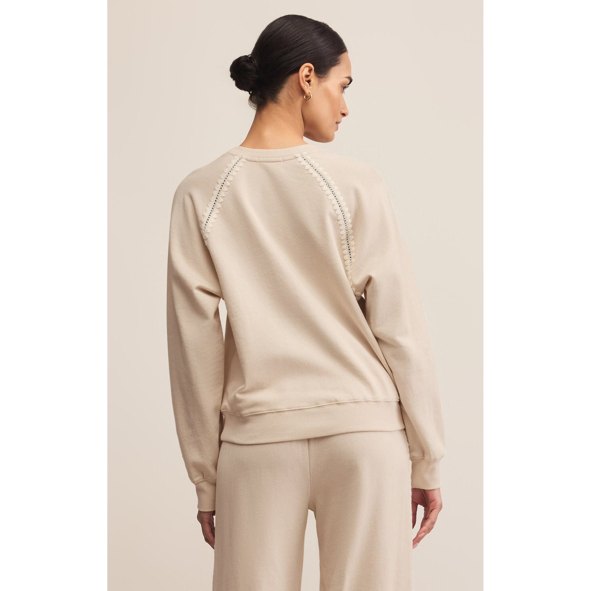 Z Supply - Take All French Terry Sweatshirt in Salt Crystal